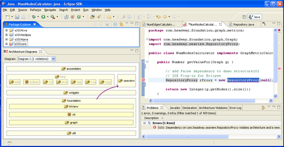 the structure101 architecture Eclipse plugin and architecture IntelliJ plugin brings your software architecture directly to the